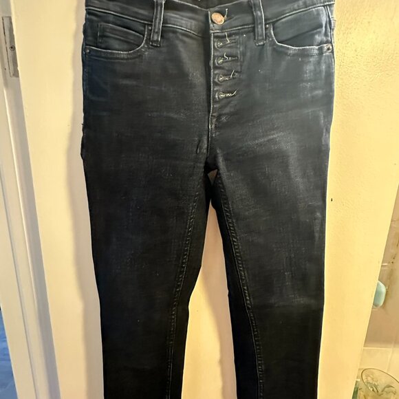 Free People Button Fly Skinny Jeans - Picture 1 of 3